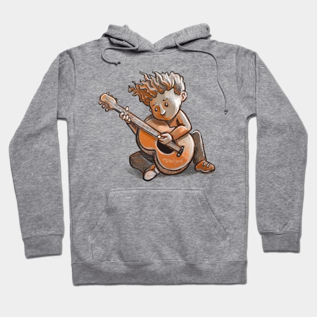 Strummer Hoodie by Dustin Resch